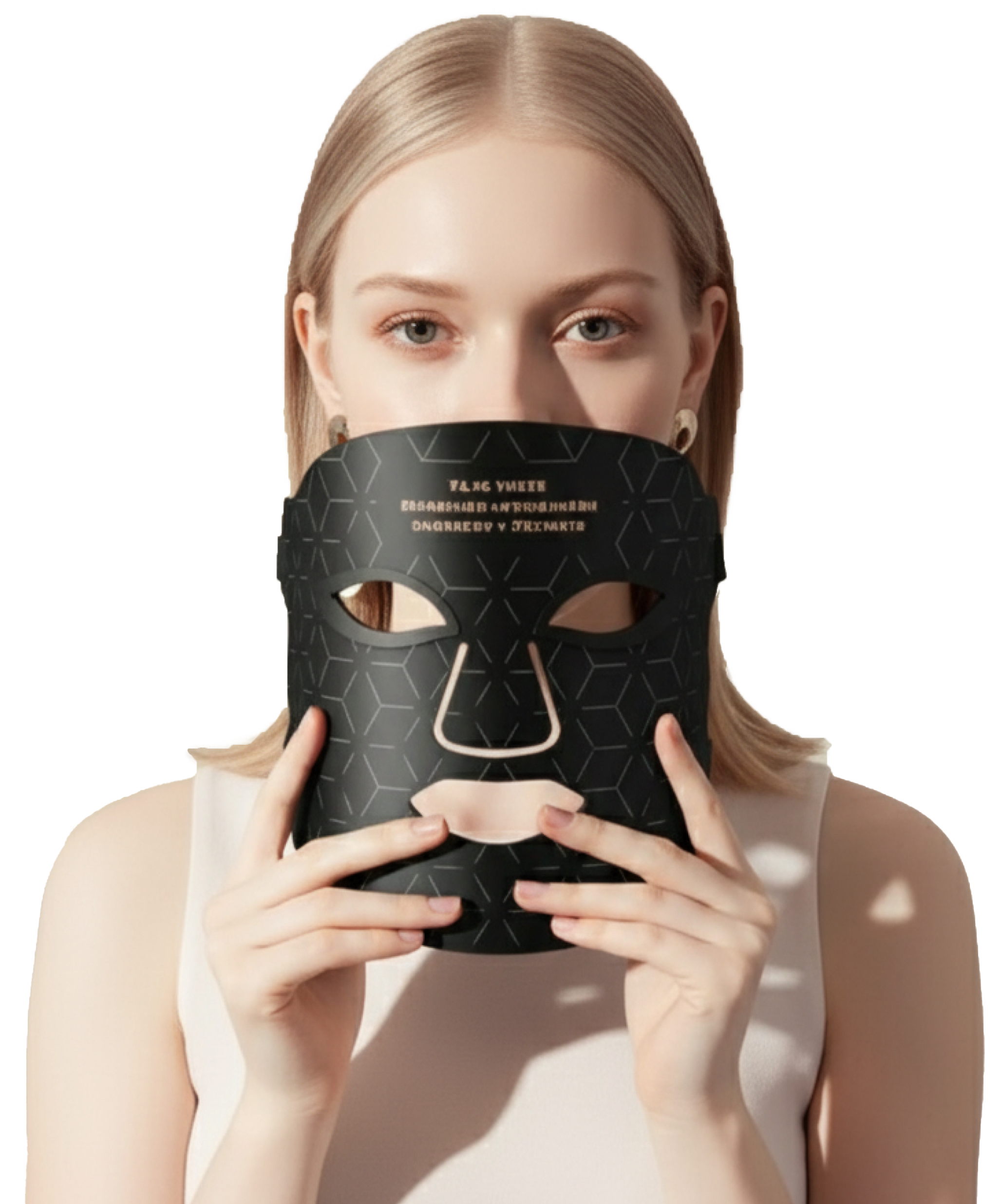 Woman using Vivosse LED Mask